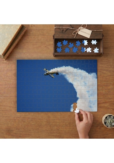 Hava Gösterisi - Uçak Tasarımı 240 Parça Ahşap Puzzle Ahşap Kutuda Mpy10095