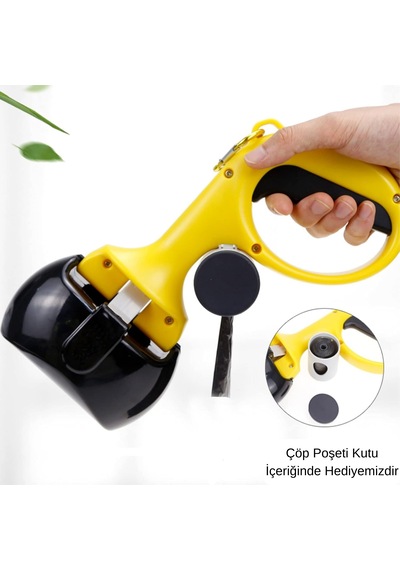Hpytech Köpek Dışkı Temizleme Aparatı Pooper Scooper & Atık Küreği-portatif,hijyenik Kaka Temizleme Poşet Dahil