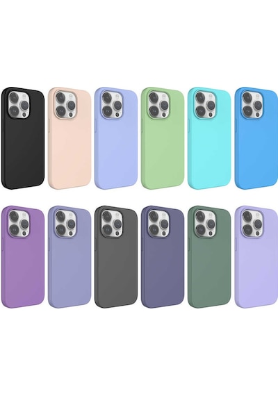 Apple Uyumlu iPhone 14 Pro Max Sıvı Teknolojili Silinebilir Sert Zore Kivi Kapak