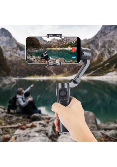 Cbtx F5plus Üç Eksenli Gimbal Sabitleyici Video Kayıt Vlog'u Uyumlu Gımbal Uygulama Olmadan