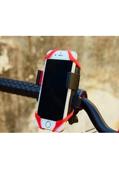 Lastik Destekli Standlı Bisiklet Telefon Tutucu 5468 Çok Renkli