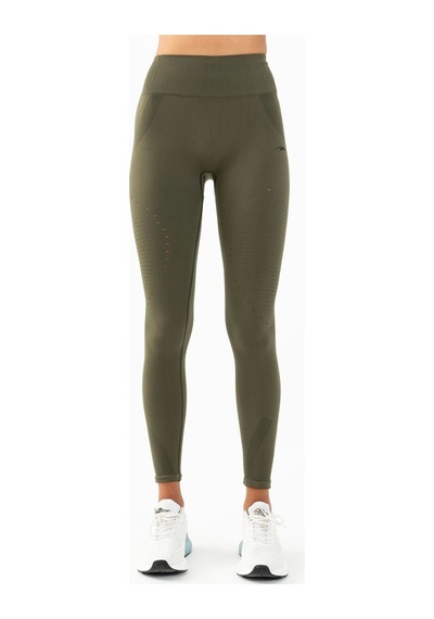 Maraton Active Slimfit Kadın Koşu Haki Tayt 812118-haki