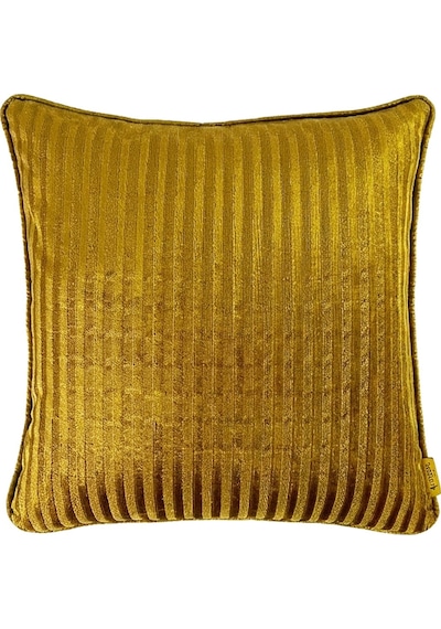 "oscar" Kadife Dokulu Kırlent Kılıfları - 45x45 Hardal