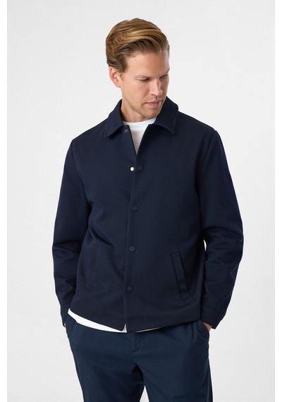 Back And Bond Lacivert Regular Fit Diagonel Örme Mont Çok Renkli