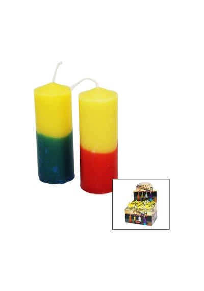 Gül Candles-101 Taraftar Mum Takoz Mum 20x12- 20'li Paket