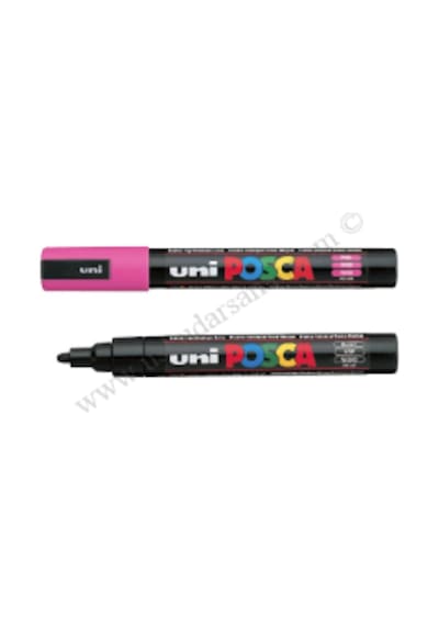 Uni-Ball Posca Su Bazlı Marker Pc-5M Orta Kırmızı