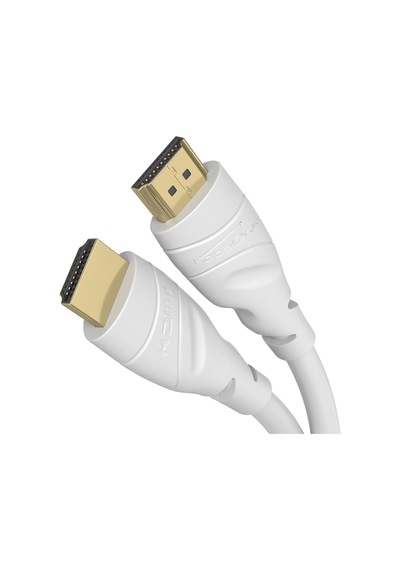 4k Hdmı Kablosu 20m 0,15-22,5m Arasında Mevcut Her Hdmı Bağlantısı İçin 4k 60hz, Yüksek Hızlı Ethernet, Tv, Blu-ray, Ps5, Xbox Series, Switch Beyaz