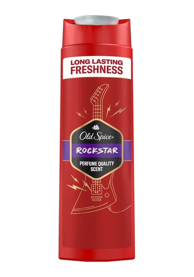 5 Adet Old Spice Duş Jeli Rockstar 400 Ml Diğer