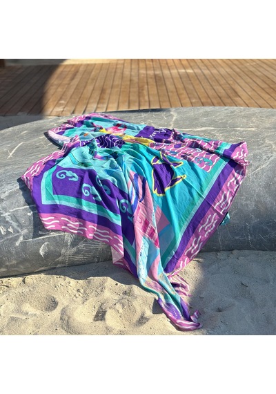 Anemoss Harmoni Viskon Pareo Pembe 120 140 Cm Pembe