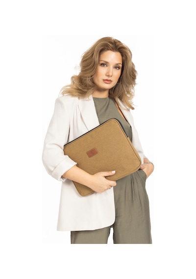 13 Ve 14 İnc Laptop Ve Apple Uyumlu MacBook Kılıf Kanvas Kumaş Kılıf
