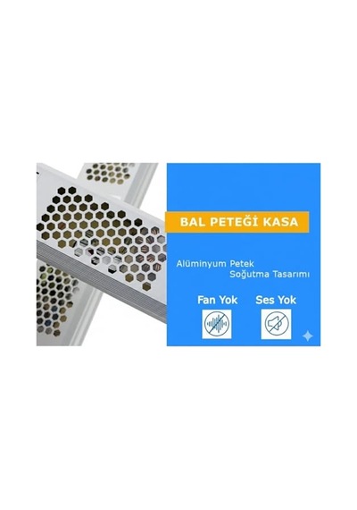 12v Ultra Slim Sessiz Şerit Led Trafosu - Cata Metal Kasa İnce Tasarım Klemensli Adaptör 5a / 12.5a / 17a / 21a / 30a Seçenekleri , Ip20 İç Mekan 5 Amper