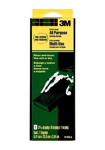 3m Zımpara Süngeri, Ekstra Geniş Alan, 8,4 Cm X 22,8 Cm, Orta
