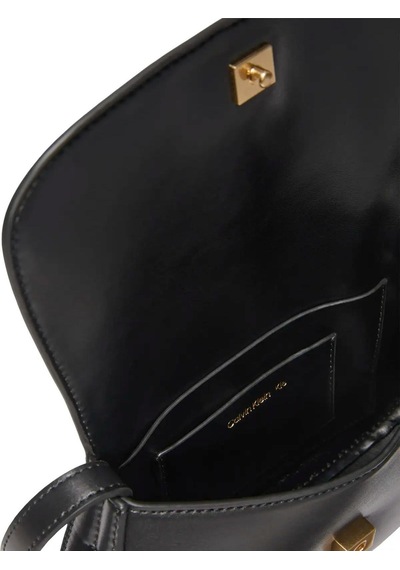 Calvin Klein Ck Flap Camera Bag Kadın Siyah Omuz Çanta-12571 Siyah