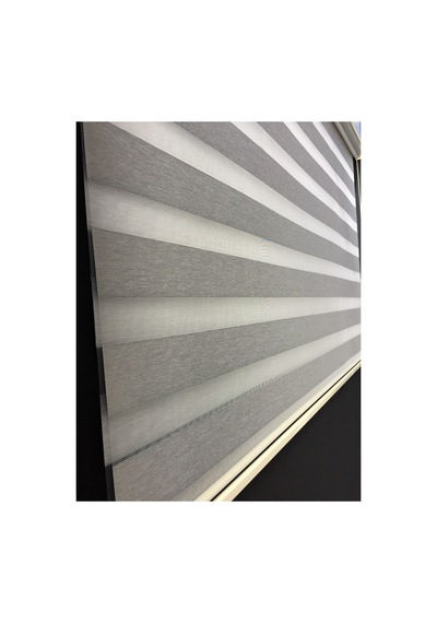 Işık Güneş Geçirmeyen Blackout Karartma Zebra Stor Perde Gri - 97209573 Gri