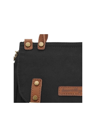 Smart Bags Kanvas Kadın El Çantası Smk Kn-1327 Siyah