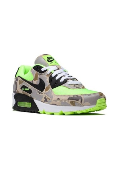 Nike Yeşil - Air Max 90 Volt Duck Camo Ayakkabı Rekili