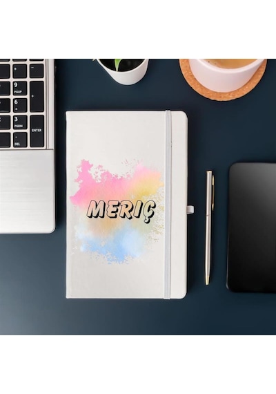 Kişiye Özel Spotify Barkod Tasarımlı Defter renkli