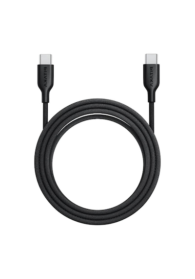 Pitaka Flex Braided Örgülü Tasarımlı Type-c To Type-c Pd Data Ve Şarj Kablosu 60w 1.2m Siyah