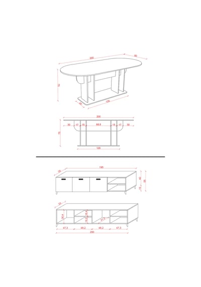 Lüks Yemek Odası Takımı 3 Parça %100 Mdf Konsol Yemek Masası Tv Ünitesi Yt02 Antrasit Lüks Yemek Odası Takımı 3 Parça %100 Mdf Konsol Yemek Masası Tv Ünitesi Yt02 Antrasit