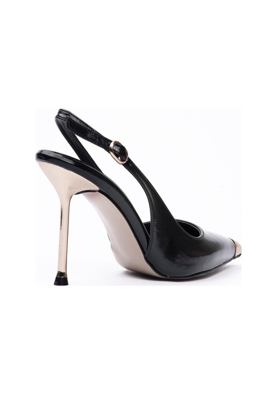 Mubiano Kadın Stiletto Sivri Burun Metal Burun Detaylı Arkası Açık Topuklu Ayakkabı Violeta Siyah Siyah Mubiano Kadın Stiletto Sivri Burun Metal Burun Detaylı Arkası Açık Topuklu Ayakkabı Violeta Siyah Siyah