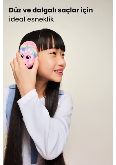Tangle Teezer Original Mini Pembe Unicorn Çocuk Saç Fırçası