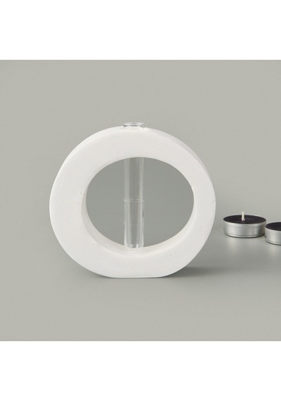 Deco Solid Dekor - Beyaz - 13 Cm