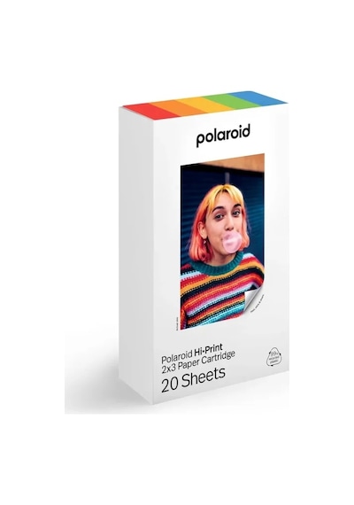 Polaroid Hi-print - Bluetooth Fotoğraf Yazıcısı Ve Kağıt İkili Paketi Beyaz Siyah