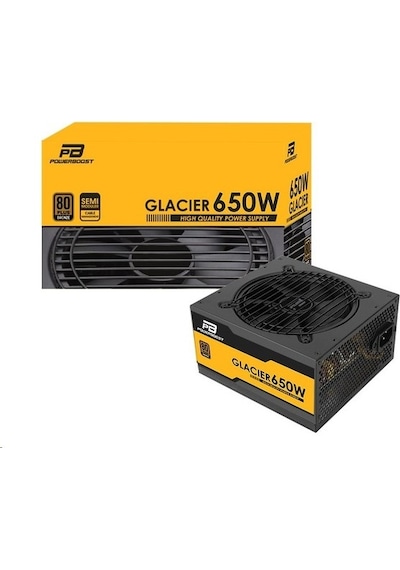 Powerboost Bst-atx650b Glacier 650w 80+ Bronze Semi Modüler 12cm Fanlı Atx Güç Kaynağı