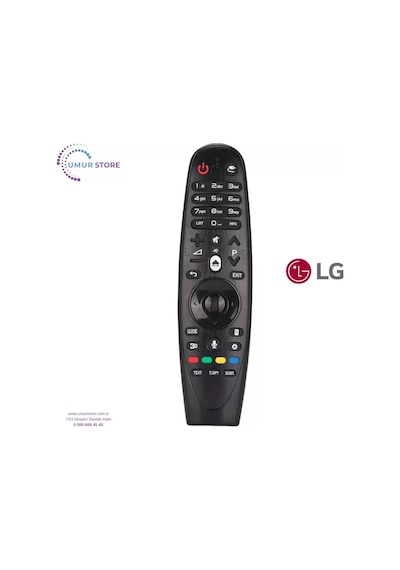 Lg İle Uyumlu An-mr600 Smart Led Tv Kumanda-mikrofon Ve Air Mouse Özelliği Yoktur