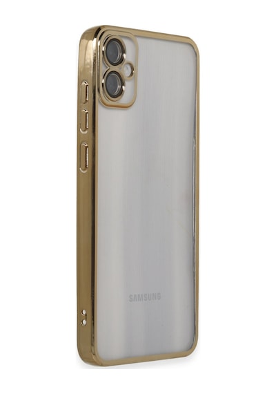 Samsung Galaxy  Uyumlu,  A05 Kılıf Razer Lensli Silikon - Gold