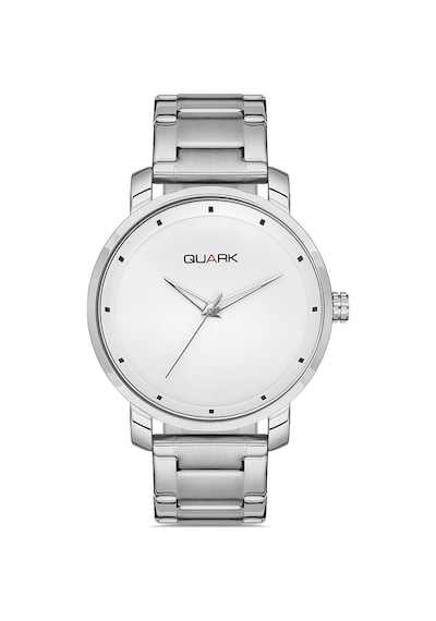 Quark Qc-511d-7a Metal Kasa Çelik Kordon Gümüş Renk Erkek Kol Saati Gümüş