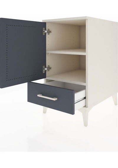 Kronos Komodin 2 Raflı Tek Çekmeceli Tek Kapaklı 44x59x80 Aytaşı-antrasit Aytası Kronos Komodin 2 Raflı Tek Çekmeceli Tek Kapaklı 44x59x80 Aytaşı-antrasit Aytası