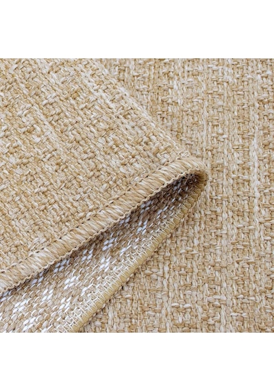 Sisal 02 Dokuma Halı / Makinede Yıkanabilir / Kaymaz Tabanlı / Bej / 100x80 Cm / Model Ssl0207 Çok Renkli