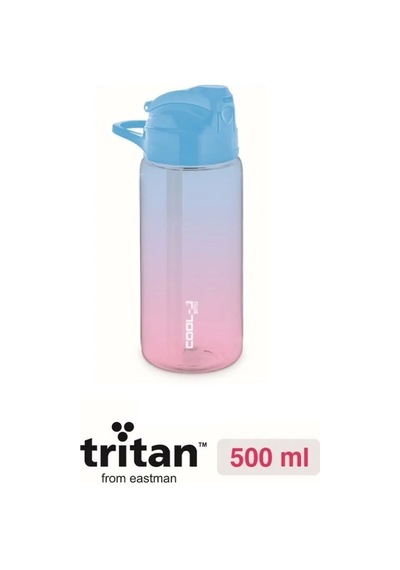 Gıpta Cool-j Marine Pipetli Tritan Matara 500cc Çok Renkli