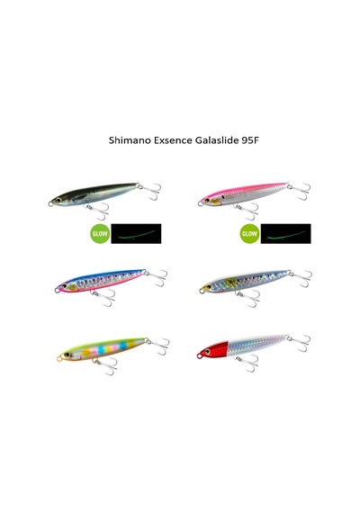 Shimano Exsence Galaslide 95f 95mm 14g Su Üstü Maket Balık