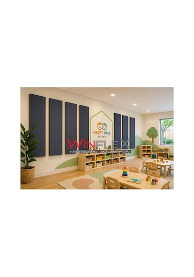 Winflex 60x240 Cm Dev Boy Akustik Panel Antrasit