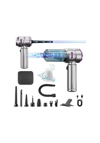 Vexgen Hl-121 Turboclean Pro Kablosuz Oto Süpürgesi Gri
