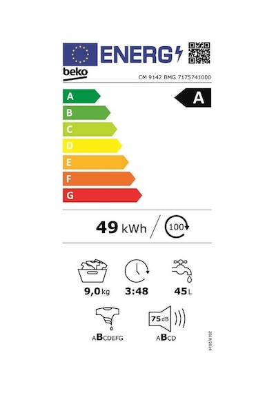 Beko CM 9142 BMG 1400 Devir 9 KG Çamaşır Makinesi