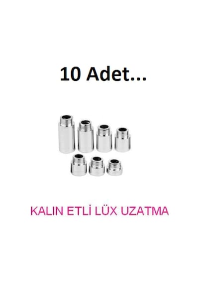Musluk Uzatmaları 1/2" Adet Seçmeli..