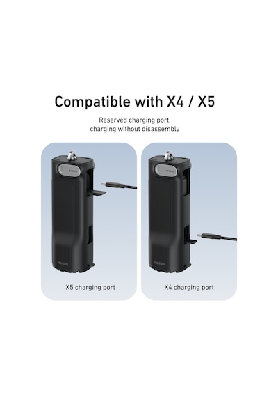 Telesın Insta360 X5/ X4 Için Foldable Utility Handle