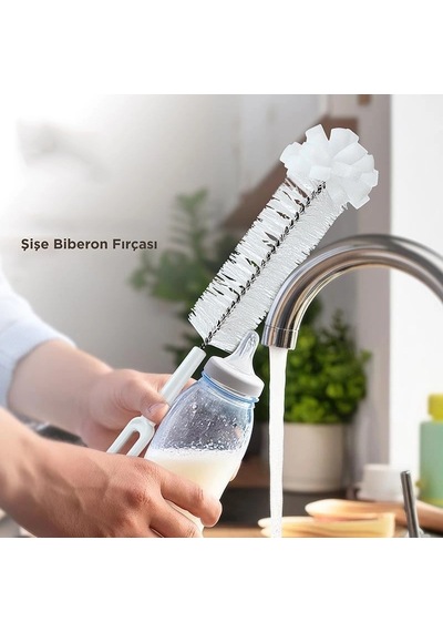 Premium Lüks Şişe Ve Biberon Fırçası - Ultra Dayanıklı Profesyonel Temizlik & Kristal Parlaklık Diğer