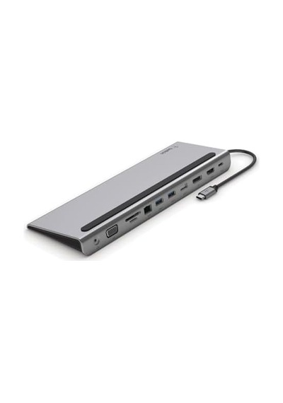 Usb-c Hub, 11&apos İ 1 Arada Çoklu Bağlantı Noktalı Adaptör Yuvası, 4k Hdmı, Displayport, Vga, Usb-c Ve 100w, Bağlı Cihazdan Şarj Etmek İçin, 3x Usb A, Gigabit Ethernet, Sd, Microsd, 3,5 Mm Jak Usb-c Hub, 11&apos İ 1 Arada Çoklu Bağlantı Noktalı Adaptör Yuvası, 4k Hdmı, Displayport, Vga, Usb-c Ve 100w, Bağlı Cihazdan Şarj Etmek İçin, 3x Usb A, Gigabit Ethernet, Sd, Microsd, 3,5 Mm Jak