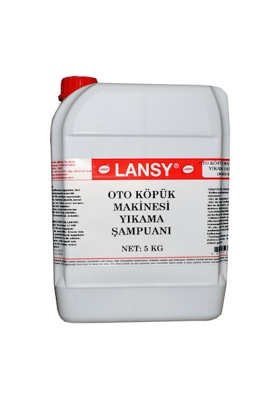 Lansy Oto Köpük Makinesi Şampuanı Konsantre 5 Kg
