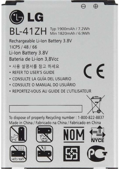 LG Uyumlu L Fino D295 Bl-41Zh. Leon C40 H324Tr Batarya Pil