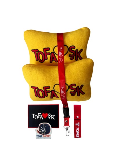 Tofaş Uyumlu Ortopedik Araç Seyahat Sarı Boyun Yastığı / Araç Aksesuar