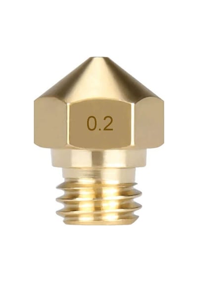Koodmax 3 Adet 3d Yazıcı Mk10 Extruder 1.75mm / 0.2mm Baskı Kafası Nozzle