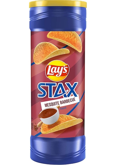 Lay's Stax Mesquite Barbecue Potato Chips 155 G
