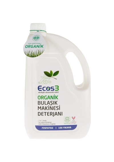 Organik Bulaşik Makinesi Jeli 2500 Ml - 100 Yıkama 1 Paket 1 X 2500 Ml