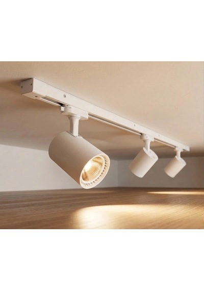 1 Adet Cata Ct 5333 Babil Ledli Ray Spot 30w Beyaz Kasa 3200k Gün Işığı Çok Renkli