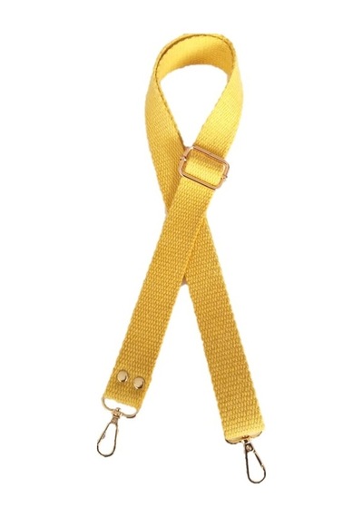Angel Çanta Aksesuar Pamuklu Kolon 120x3 Cm Sarı Light Gold Metalli